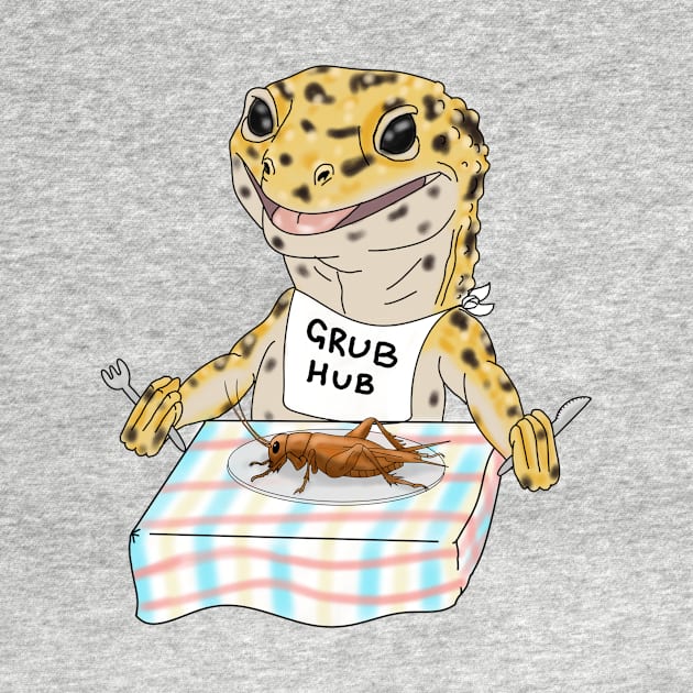 Leopard Gecko - Grub Hub by DesignsBySaxton